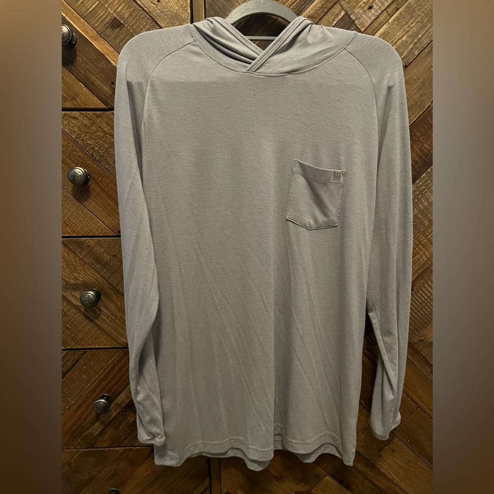 Gray Huk (outdoorsy brand) Thin Summer Hoodie